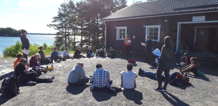 Humanitäärisen oikeuden roolipeli Syndalenissa Janne Leskinen
